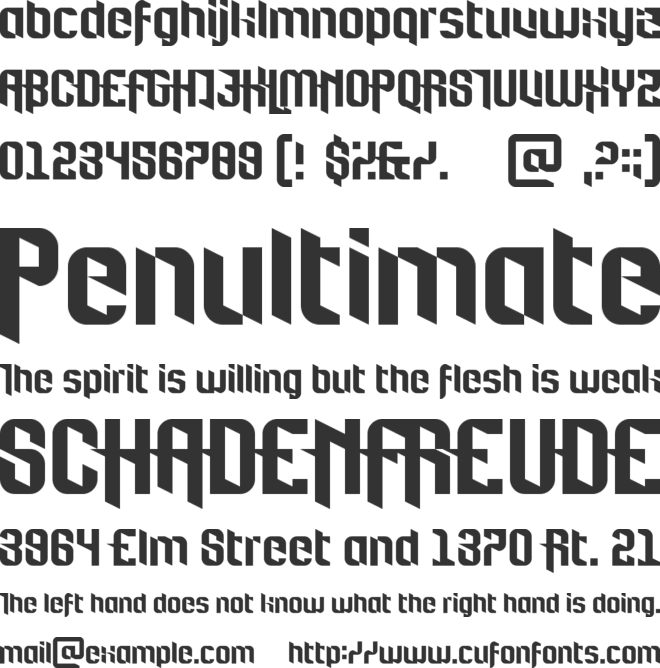 Fort Brewith font preview