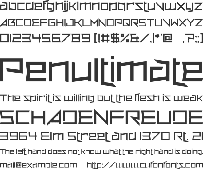 Vermin Vore font preview