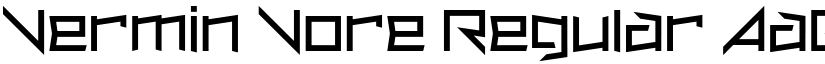 Vermin Vore Regular font