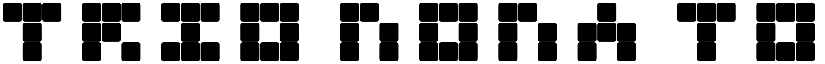 Trio Nona Tone Regular font
