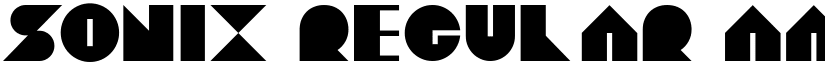 Sonix Regular font