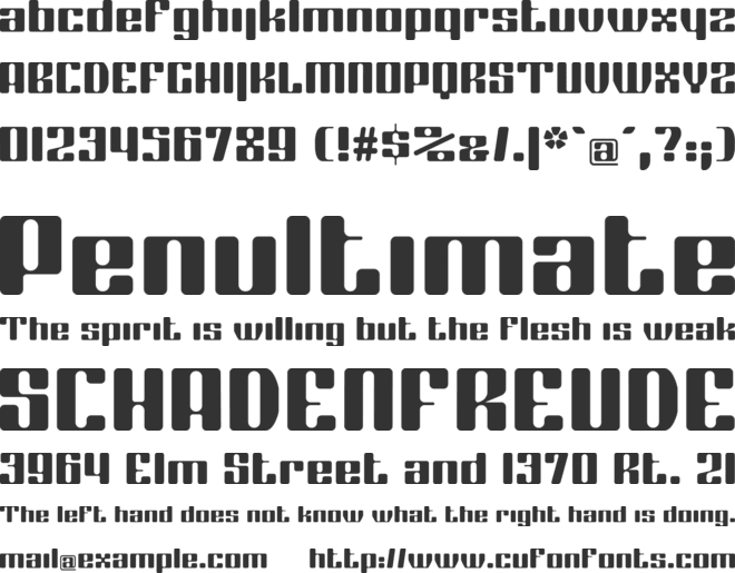 Coggers Tariqa font preview