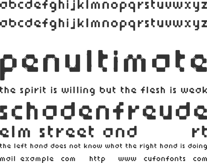 Sticky bits v2 font preview