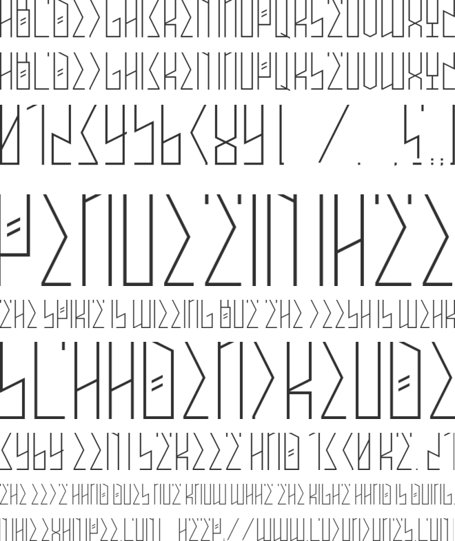 ANNIHILATE font preview