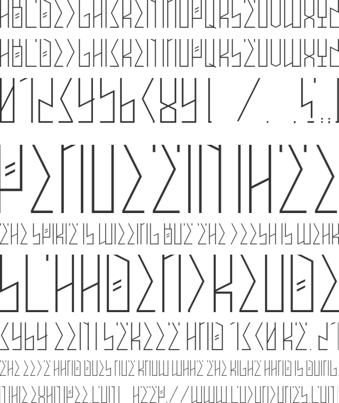 ANNIHILATE font preview