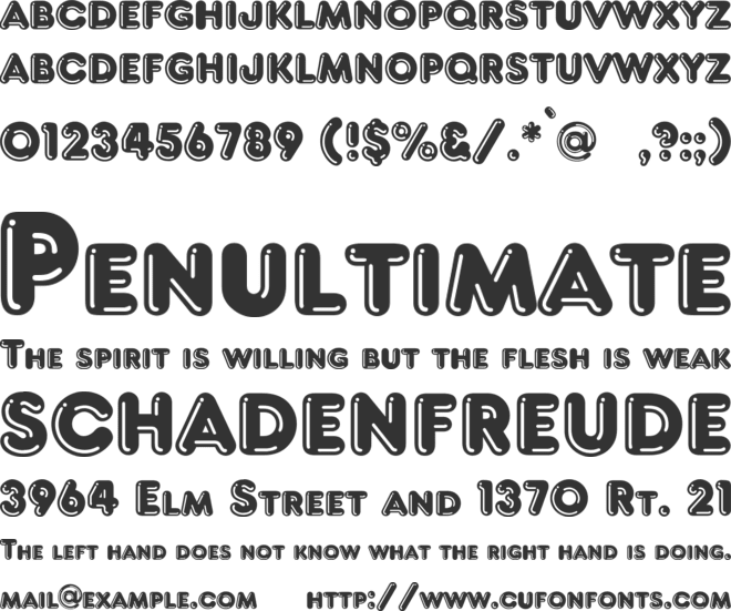Frankfurt font preview