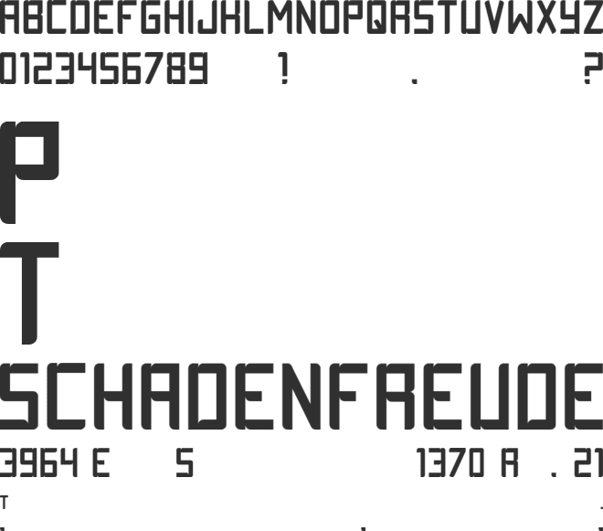 TESTY font preview