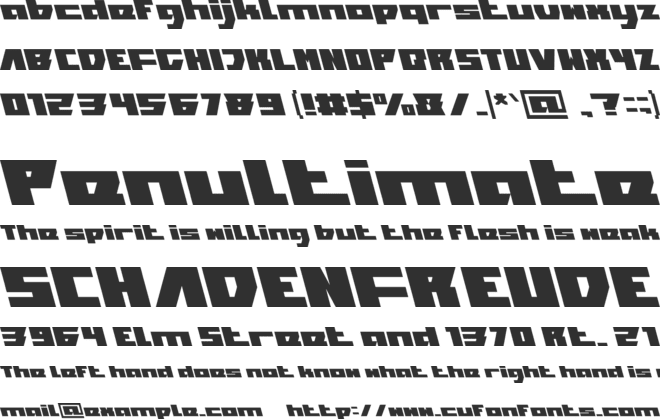 TRANSFORMATION- font preview