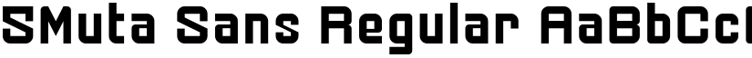 5Muta Sans Regular font