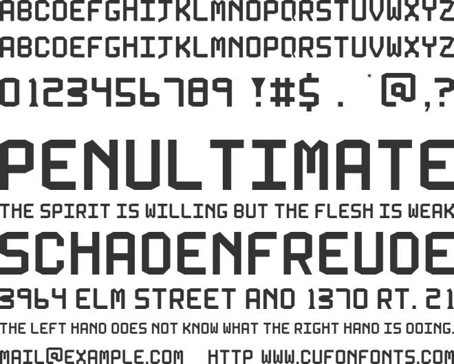 5Kallum Sans Neue font preview