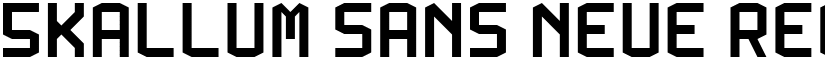 5Kallum Sans Neue Regular font