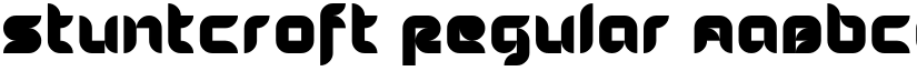 Stuntcroft Regular font