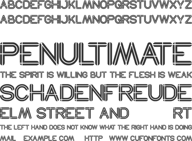 so this is it font preview