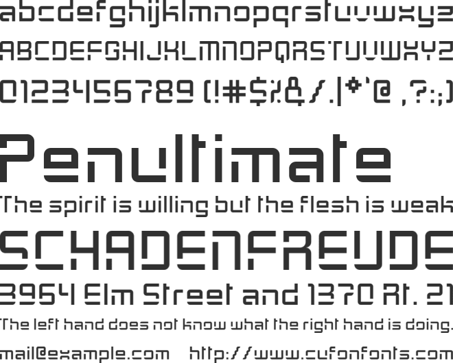 GrayCat font preview