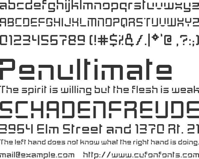 GrayCat font preview