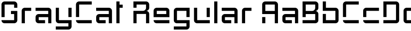 GrayCat Regular font