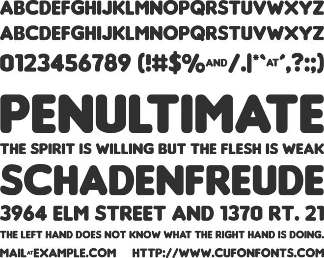 Insaniburger font preview