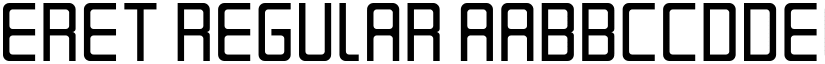 Eret Regular font