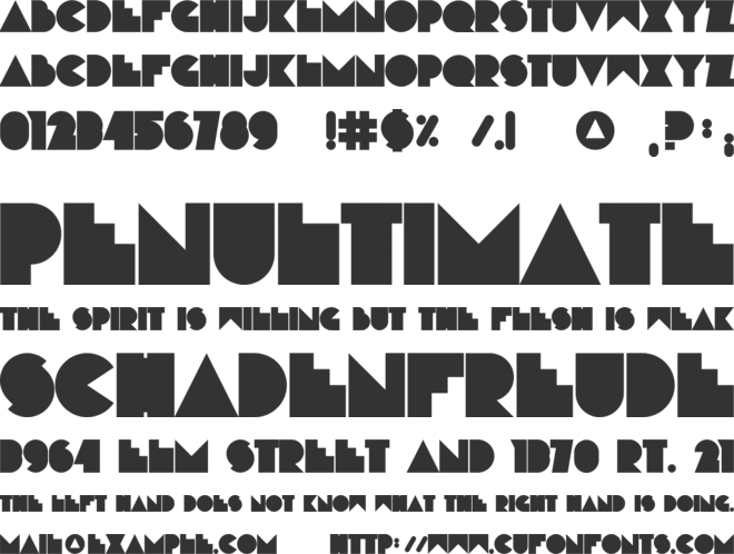 RNS Bobo Dylan font preview