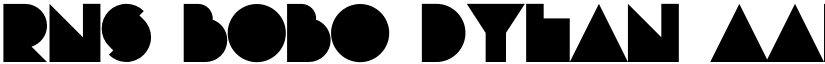 RNS Bobo Dylan font