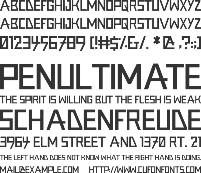 Bukuju RW font preview