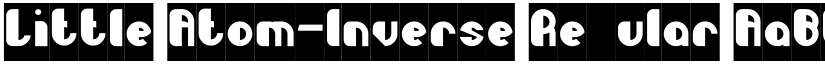 Little Atom-Inverse Regular font