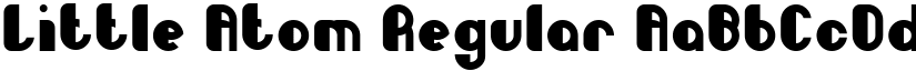 Little Atom Regular font
