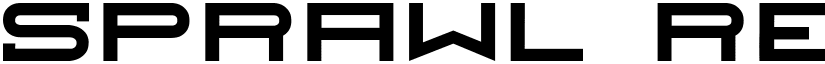 Sprawl Regular font