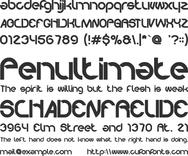we know font preview