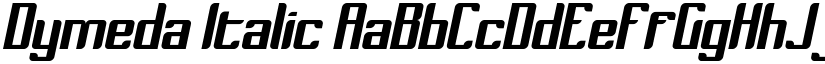 Dymeda Italic font