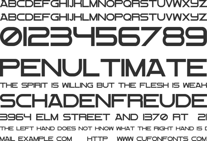 Flight mAybe Maj font preview