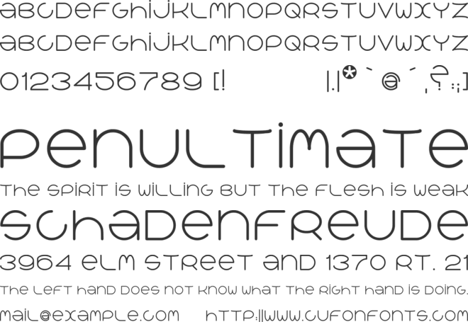 qréalib font preview