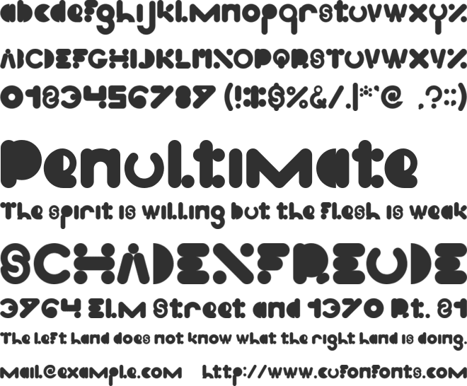 High Logic font preview