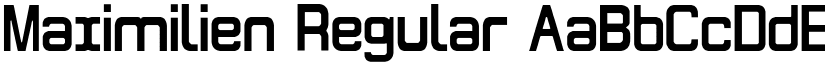 Maximilien Regular font