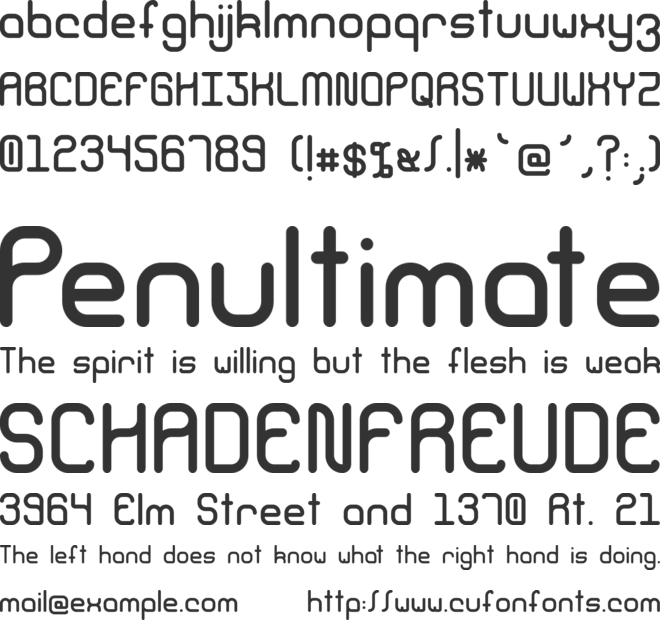 Climpse font preview
