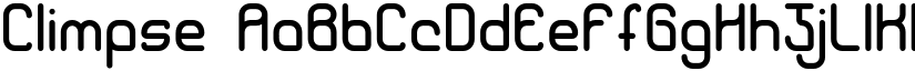 Climpse font