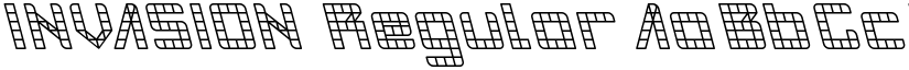 INVASION Regular font