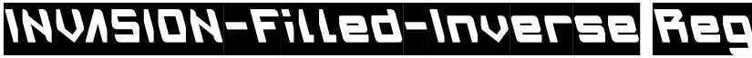INVASION-Filled-Inverse Regular font