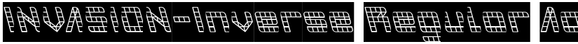 INVASION-Inverse Regular font