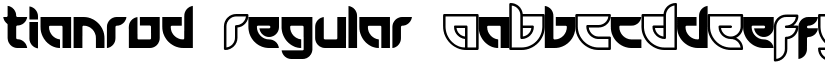 tianrod Regular font
