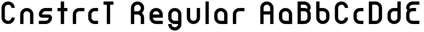 CnstrcT Regular font