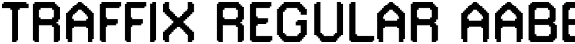 Traffix Regular font