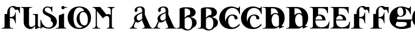 Fusion font