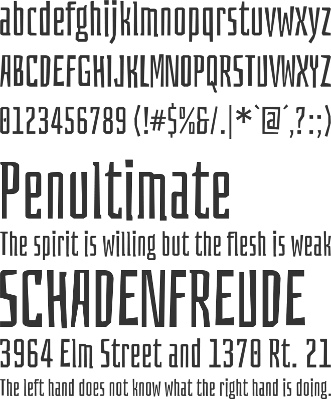 Bahianita font preview