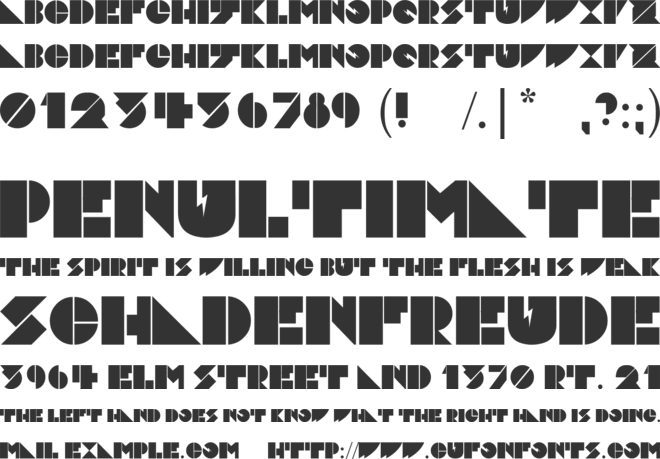 Daddy Dont Disco font preview