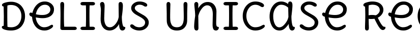 Delius Unicase Regular font