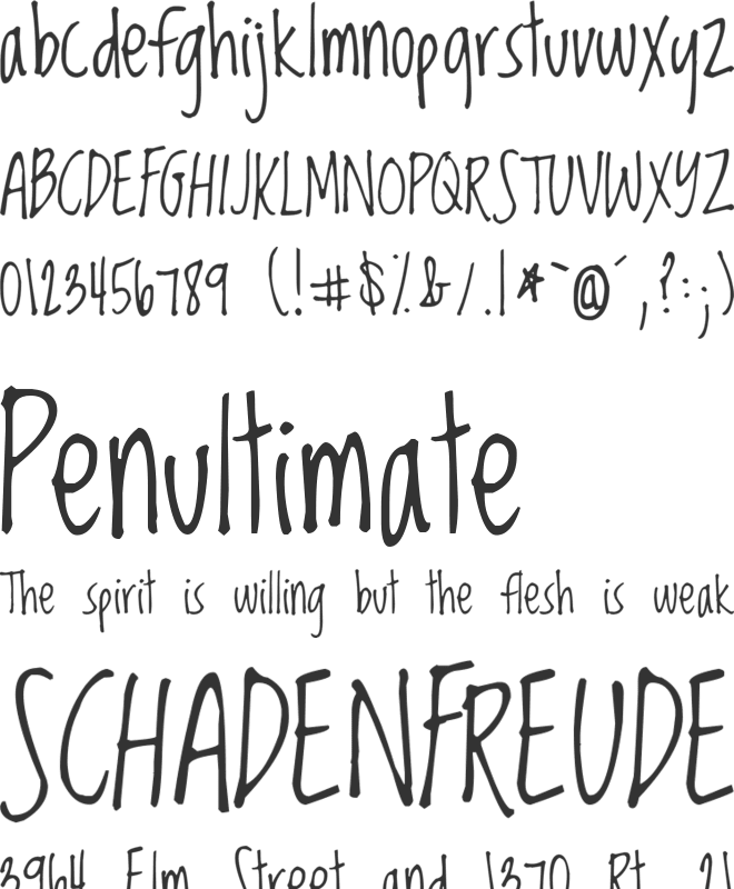 Loved by the King font preview