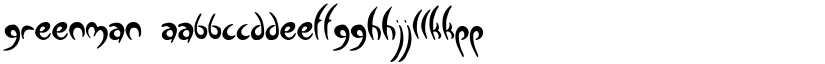 Greenman font