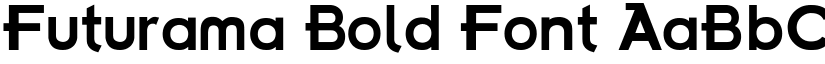 Futurama Bold Font font