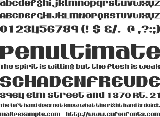 Silver Dollar font preview
